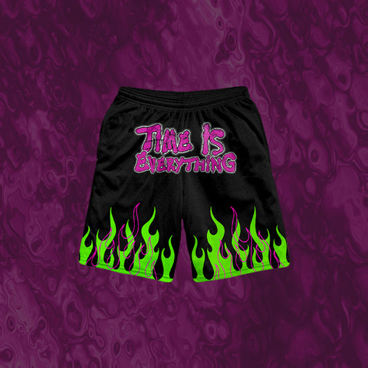 Dooms Day  Time Is Everything Flame Shorts